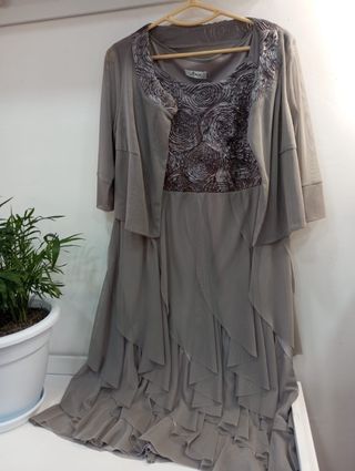 Vestido Ayca gris - Talla L