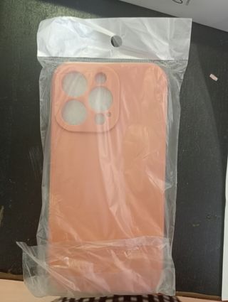 Funda silicona iPhone - Rosa