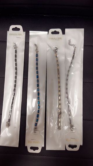 Braccialetti acciaio | 4 pezzi