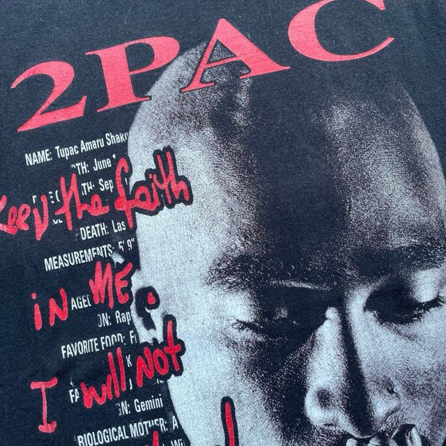 Vintage Y2K Tupac 2pac tee L
