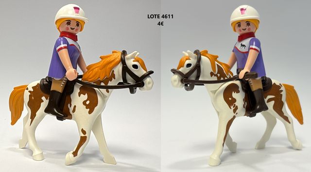 Lote 4515 4611 5405 Y 5406 Playmobil equitación