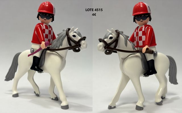 Lote 4515 4611 5405 Y 5406 Playmobil equitación
