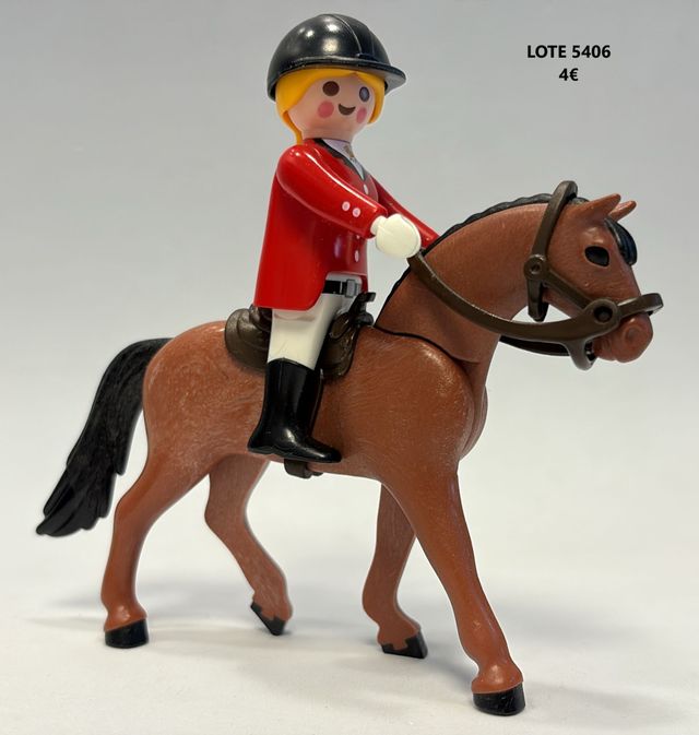 Lote 4515 4611 5405 Y 5406 Playmobil equitación