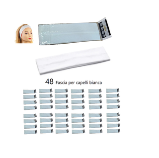 48 Fasce Capelli Bianche - Nuove