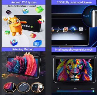 1 Pantalla Android 12" Coche