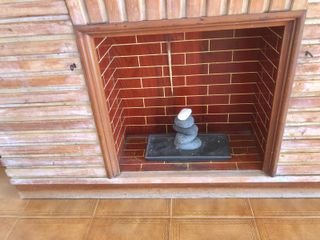 Mueble chimenea vintage años 50