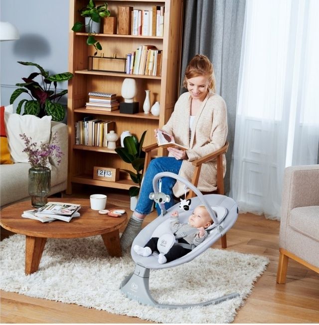 Hamaca Bebé Kinderkraft Luli Gris