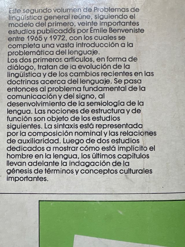 Problemas de lingüística general. II (Spanish E...