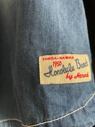 Camicia jeans a manica corta