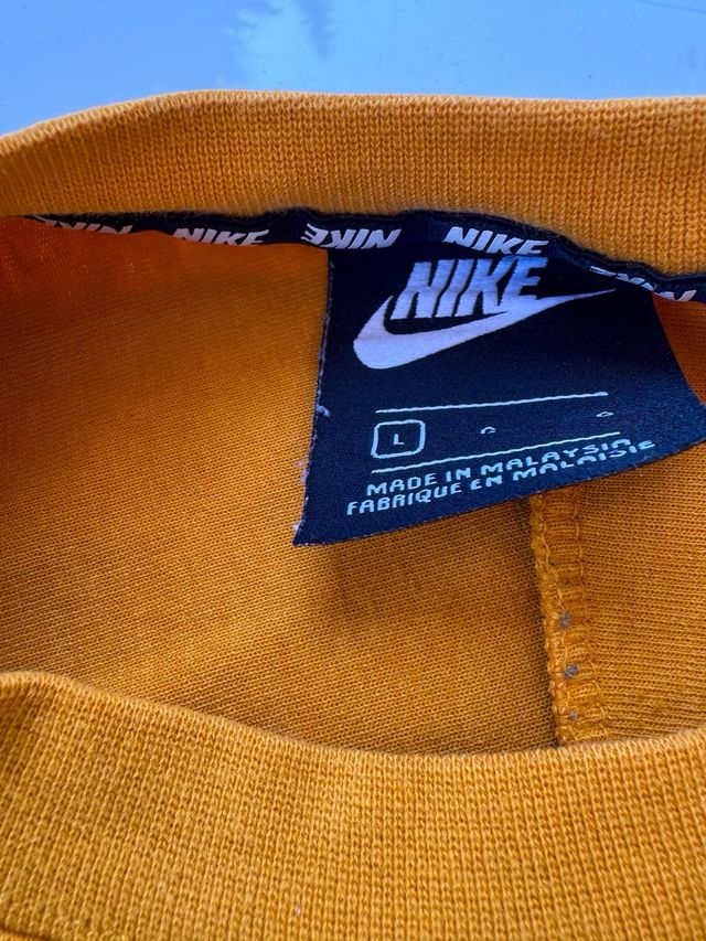 Sudadera Nike Mujer L - Naranja