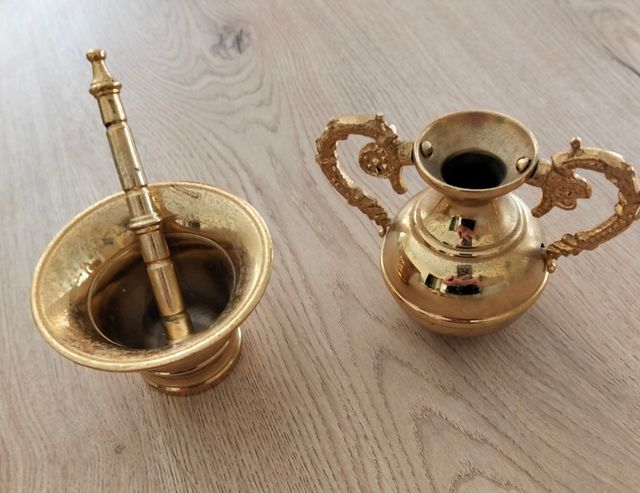 Juego de 6 piezas bronce