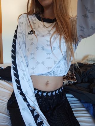 Top de kappa crop-top
