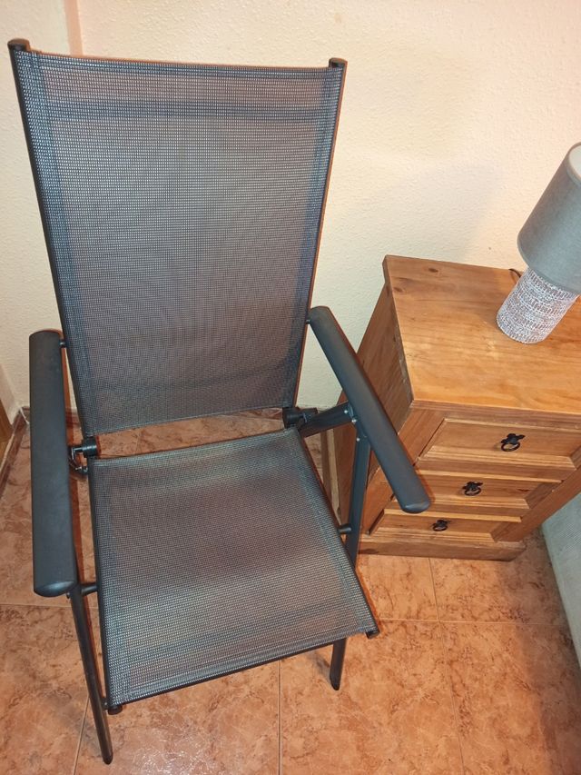 Silla Plegable Negra