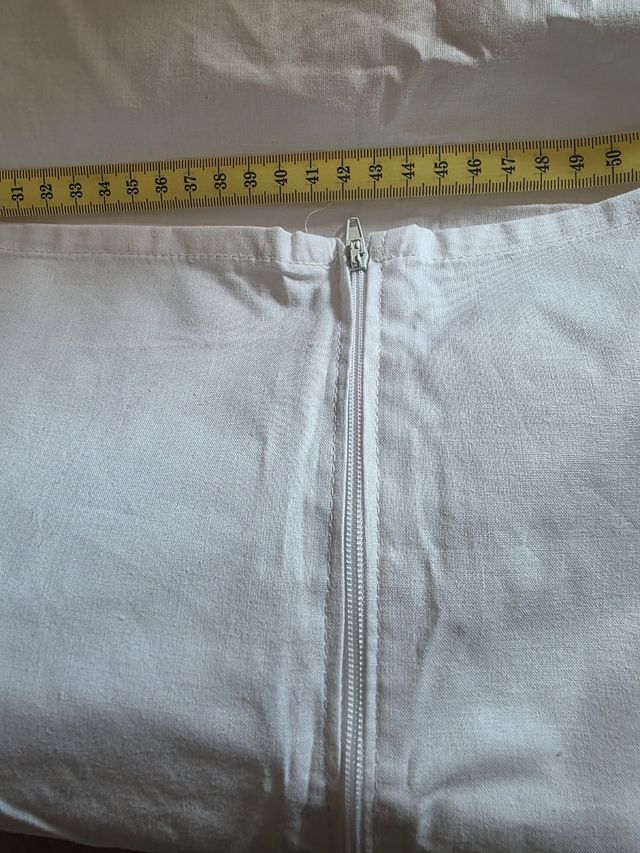 Funda nórdico 80x190 cm - algodón blanco