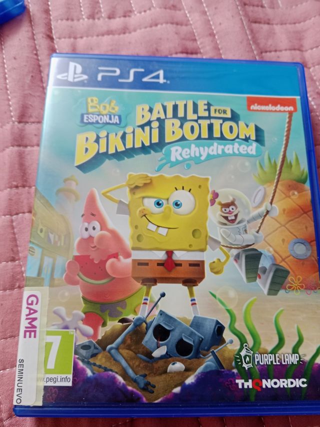 PS4 Bob Esponja: Batalla por Bikini Bottom Rehidra