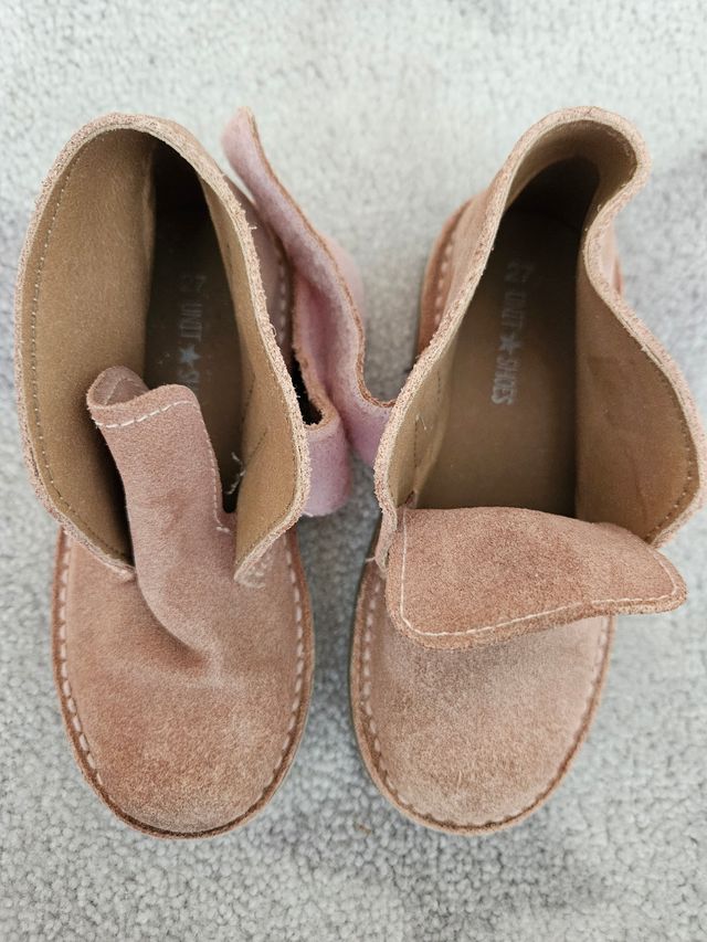 Botines ante rosa niña 27