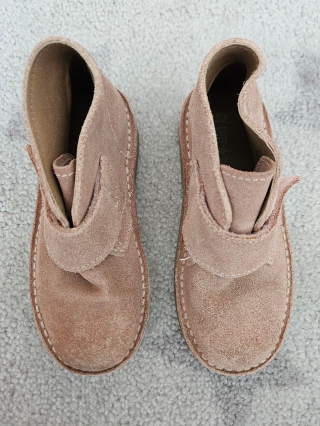 Botines ante rosa niña 27