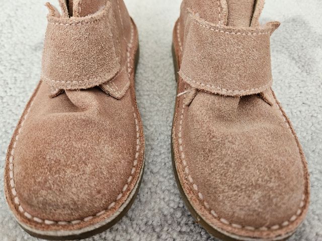 Botines ante rosa niña 27