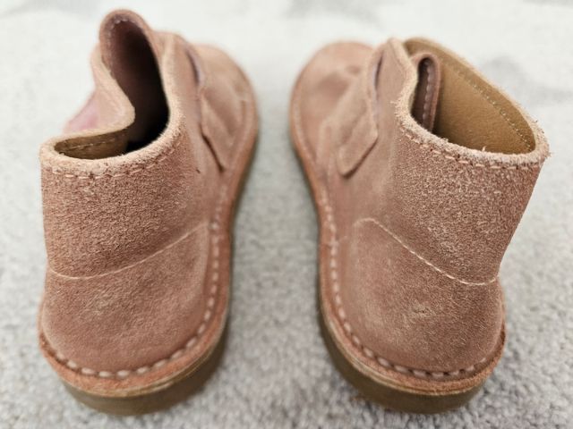 Botines ante rosa niña 27