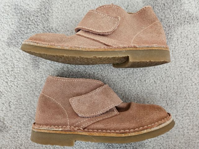 Botines ante rosa niña 27