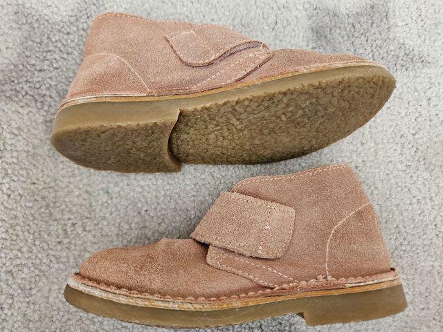 Botines ante rosa niña 27