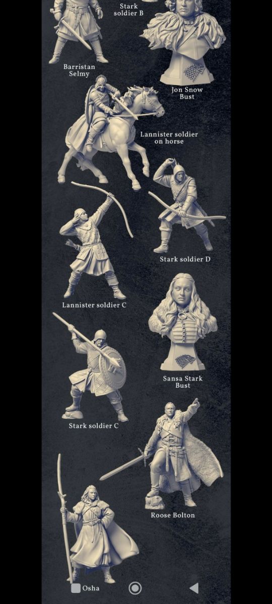 Juego de Tronos: Figuras & Bustos