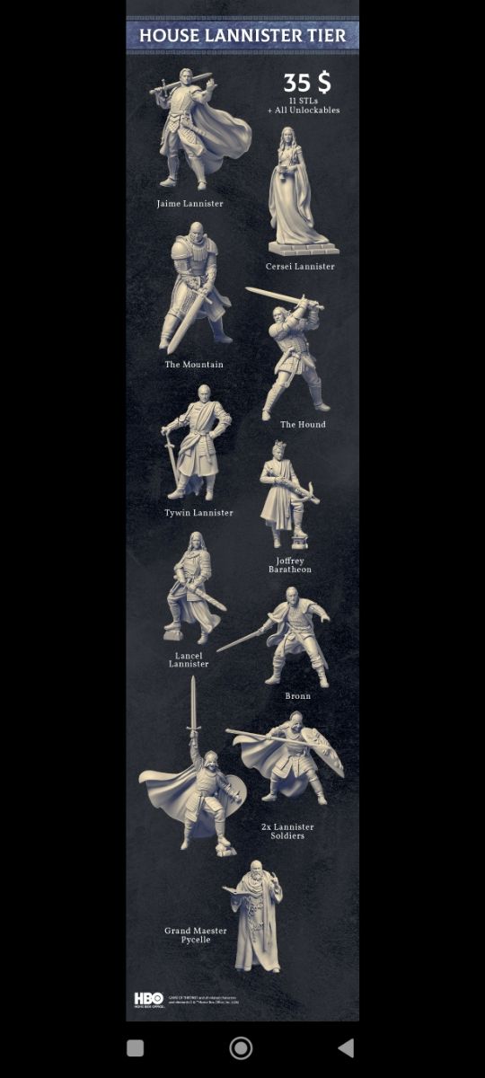 Juego de Tronos: Figuras & Bustos