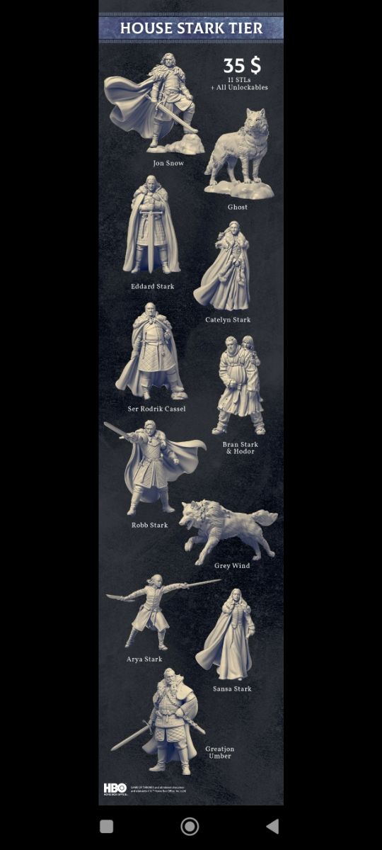 Juego de Tronos: Figuras & Bustos