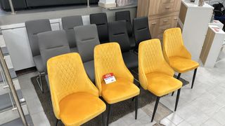 Sillas comedor - Gris & Amarillo