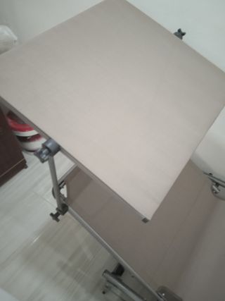 Tumbona aluminio con parasol - Plegable