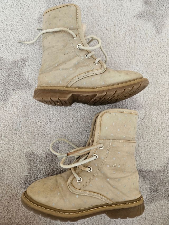 Botines niña talla 26 - borreguillo