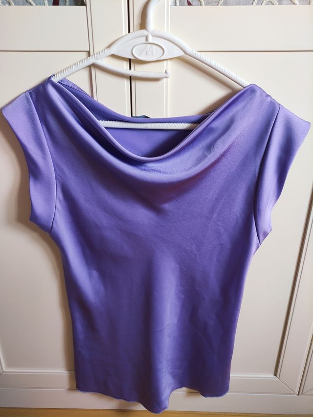 Blusa Lila - Sin Mangas