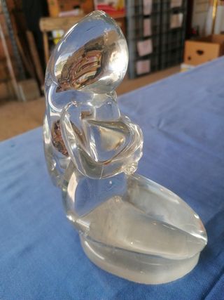 Statua Vetro Donna Bambino