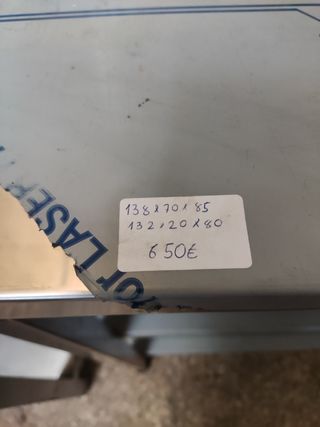 MESA DE 138 CM CON MESA DE PASE