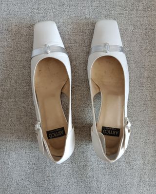 Scarpa donna Artico tacco basso vera pelle tg. 37 