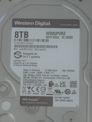 Disco Duro WD Purple 8TB