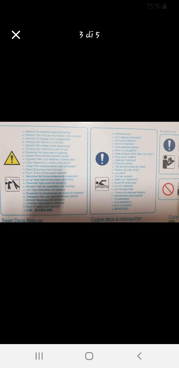 Salvagente Cigno Summer Waves.