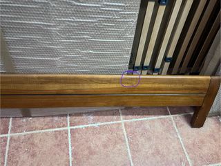 Dormitorio matrimonio madera. Cambio de casa.