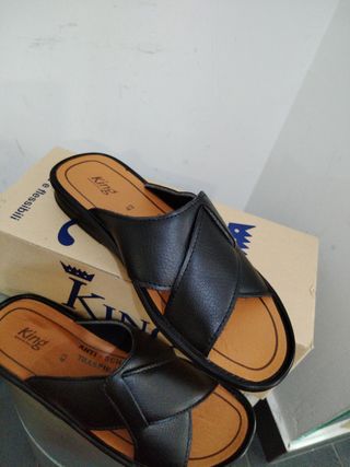 Ciabatte King uomo nere n.43