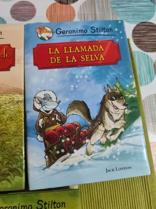 Gerónimo Stilton libros varios.