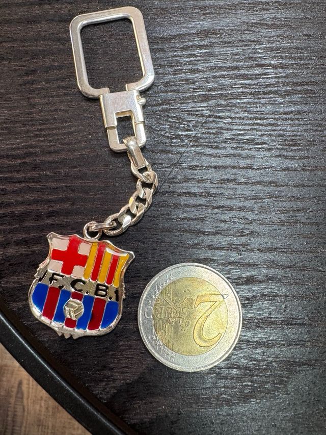 Llavero FC Barcelona - Plata