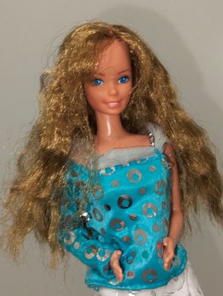 Barbie anni '80 capelli ricci