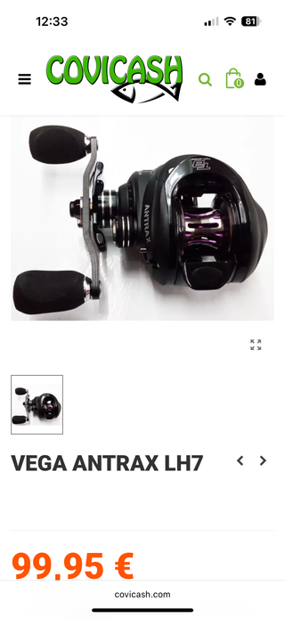 Vega Antrax LH7 - Carrete Pesca