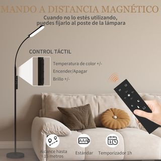 Lámpara LED Arco - Negro