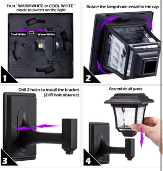Luci Solari LeiDrail (scatola da 4)