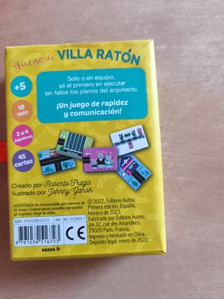 Villa Ratón: Juego de Mesa