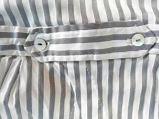 Blusa Zara rayas gris blanco XS