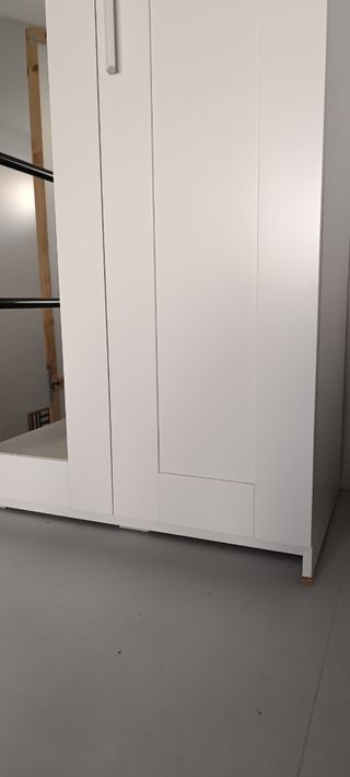 Armario IKEA Brimnes blanco - 3 puertas c/ espejo