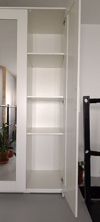 Armario IKEA Brimnes blanco - 3 puertas c/ espejo