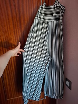 Mono rayas Pull&Bear blanco-negro